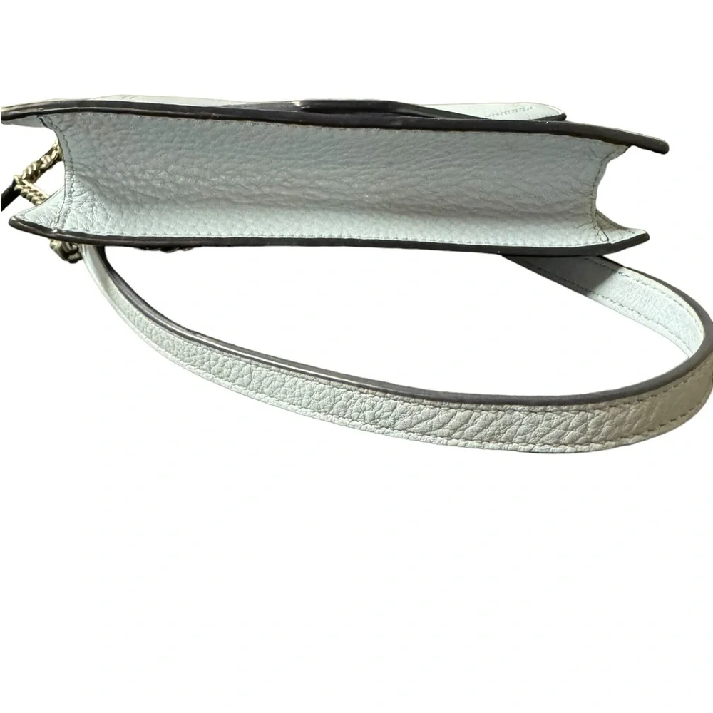 Tory Burch light blue crossbody bag with a chain‎ strap